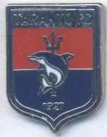 футбол.клуб Таранто (Італія) ЕМАЛЬ / Taranto FC, Italy football enamel pin badge