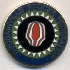 Бугенвіль,федерація футболу (не-ФІФА2 ЕМАЛЬ/Bougainville football federation pin