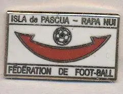 О-в Пасхи,федерац.футболу (не-ФІФА)2 ЕМАЛЬ/Easter Island football federation pin