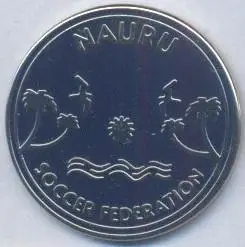 Науру, федерація футболу (не-ФІФА)4 ЕМАЛЬ / Nauru football federation pin badge