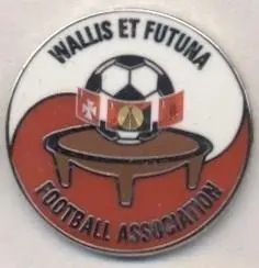Волліс і Футуна,федерац.футболу (не-ФІФА2 ЕМАЛЬ/Wallis&Futuna football feder.pin