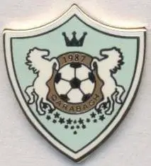 футбол.клуб Карабах Агдам (Азербайджан1 ЕМАЛЬ/Qarabag FK,Azerbaijan football pin