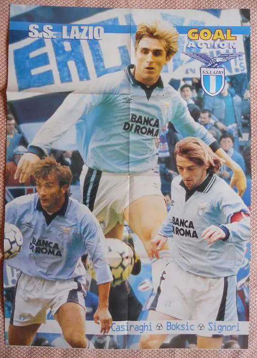 постер А1 футбол Сампдорія (Італія) 1990-ті / UC Sampdoria, Italy team poster 1