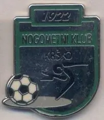 футбол.клуб Кршко (Словенія)1 ЕМАЛЬ /NK Krsko,Slovenia football enamel pin badge