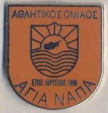 футбол.клуб Ая-Напа (Кіпр)2 ЕМАЛЬ /Ayia Napa FC,Cyprus football enamel pin badge