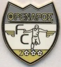 футбол.клуб Френарос (Кіпр) ЕМАЛЬ / Frenaros FC,Cyprus football enamel pin badge