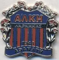футбол.клуб Алкі Ларнака (Кіпр)2 ЕМАЛЬ / Alki Larnaca, Cyprus football pin badge