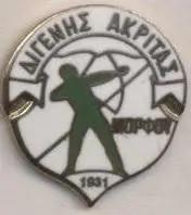 футбол.клуб Дігеніс Акрітас (Кіпр)1 ЕМАЛЬ/Digenis Akritas FC,Cyprus football pin