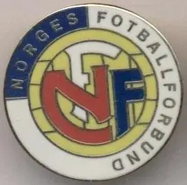 Норвегія,федерація футболу,№1 ЕМАЛЬ /Norway football federation enamel pin badge