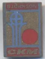 фірма компанія Бйорнсон спорт одяг важмет /Bjornson CKM sportswear company badge