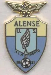 футбольний клуб Алєнсе (Італія) ЕМАЛЬ /US Alense,Italy football enamel pin badge