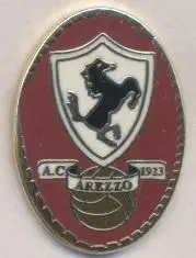 футбол.клуб Ареццо (Італія)1 ЕМАЛЬ / AC Arezzo, Italy football enamel pin badge