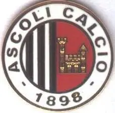 футбольний клуб Асколі (Італія)1 ЕМАЛЬ / Ascoli Calcio, Italy football pin badge