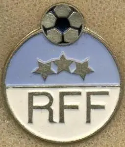 Riga,Latvia=Рига (Латвія) регіон. федер.футболу важмет football federation badge