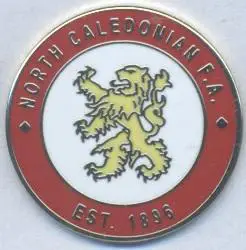 North Caledonia2,Scotland регіон.федерація футболу ЕМАЛЬ football federation pin