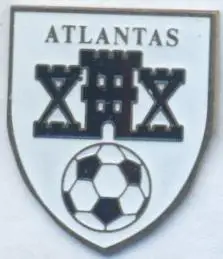 футбол.клуб Атлантас (Литва)1 важмет / Atlantas Klaipeda, Lithuania football pin