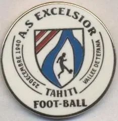 футбол.клуб Ексельсіор (Таїті) ЕМАЛЬ / AS Excelsior Papeete, Tahiti football pin