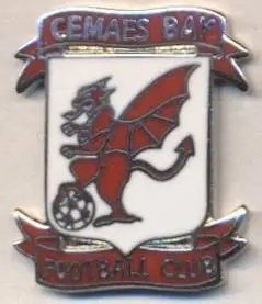 футбольний клуб Кемайс (Уельс)2 ЕМАЛЬ / Cemaes Bay FC, Wales football pin badge