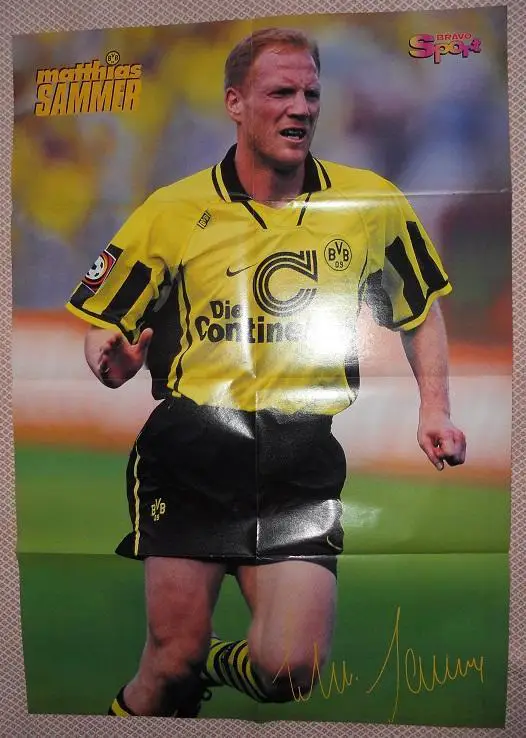 постер А1 формула-1 Шумахер=Schumi/футбол Заммер=Sammer (Німеч./football poster 1