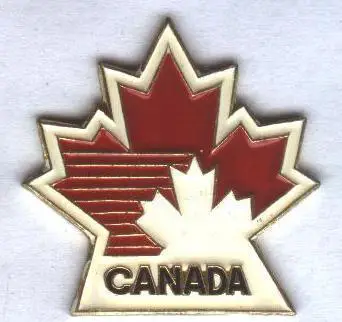 Канада, федерація хокею, №1, важмет / Canada ice hockey federation pin badge
