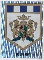 наклейка люмінесцентна футбол Геньйон (Франція) /FC Gueugnon,France logo sticker