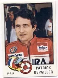 наклейка Формула-1 Депайє (Франція)2 /Patrick Depailler,France F-1 pilot sticker