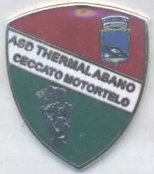 футбол.клуб Термаль Абано (Італія) офіц.2 ЕМАЛЬ/Thermal Abano,Italy football pin