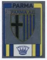 наклейка блискуча футбол Парма (Італія) / Parma AC, Italy football logo sticker