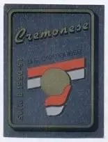 наклейка блискуча футбол Кремонезе (Італія/Cremonese,Italy football logo sticker