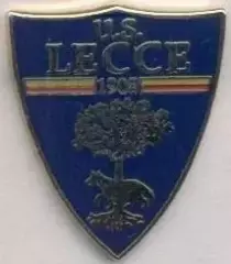 футбольний клуб Лєчче (Італія)2 ЕМАЛЬ / US Lecce,Italy football enamel pin badge
