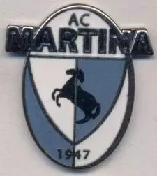 футбольний клуб Мартіна (Італія)2 ЕМАЛЬ /Martina Calcio,Italy football pin badge