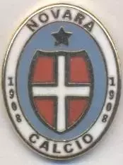 футбольний клуб Новара (Італія)1 ЕМАЛЬ / Novara Calcio, Italy football pin badge