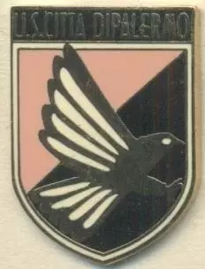 футбол.клуб Палермо (Італія)1 ЕМАЛЬ/US Citta di Palermo,Italy football pin badge
