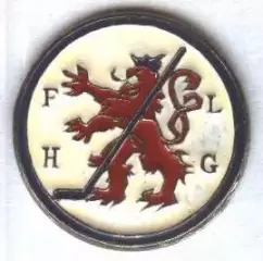Люксембург, федерація хокею,№1 важмет/Luxembourg ice hockey federation pin badge