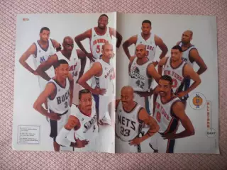 постер А3 баскетбол зб.Зірки Сходу ~2000 (НБА) /All Stars East basket NBA poster
