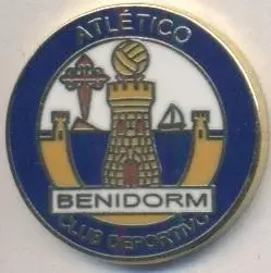 футбол.клуб Бенідорм (Іспанія) ЕМАЛЬ /Atletico Benidorm,Spain football pin badge