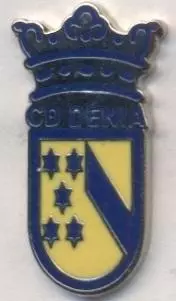 футбольний клуб Денія (Іспанія) ЕМАЛЬ / CD Denia,Spain football enamel pin badge
