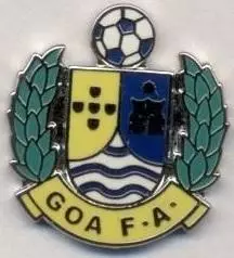 Гоа, федерація футболу (не-ФІФА) ЕМАЛЬ /Goa football federation enamel pin badge