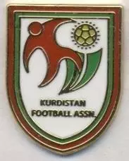 Курдистан, федерація футболу (не-ФІФА)3 ЕМАЛЬ /Kurdistan football federation pin