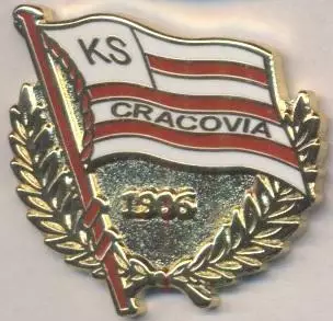 футбол.клуб Краковія (Польща2 ЕМАЛЬ/KS Cracovia Krakow,Poland football pin badge