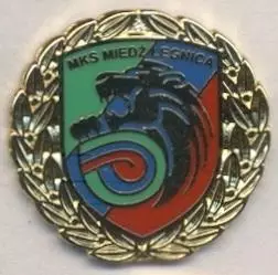 футбол.клуб Медзь Лєгніца (Польща2 ЕМАЛЬ/Miedz Legnica,Poland football pin badge