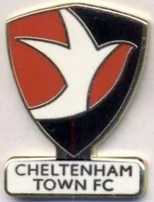 футбол.клуб Челтнем (Англія)2 ЕМАЛЬ / Cheltenham Town,England football pin badge
