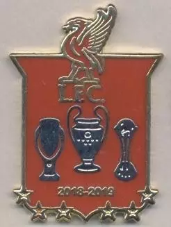 футбол.клуб Ліверпуль (Англія)3 ЕМАЛЬ / Liverpool FC, England football pin badge
