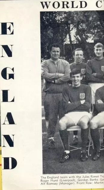 постер А4 футбол зб. Англія чемпіон 1966 a/England national football team poster