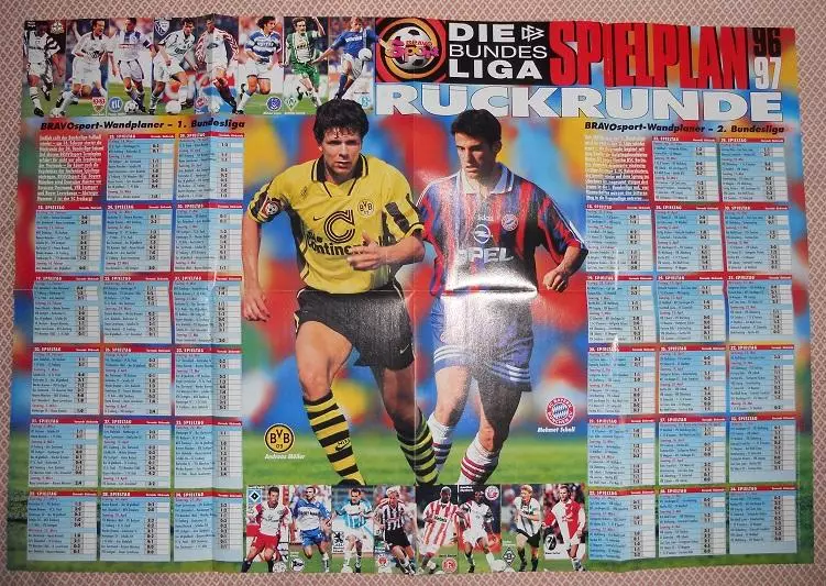 постер А1 футбол Хайко Херліх (Німеччина /Heiko Herrlich,Germany football poster 1