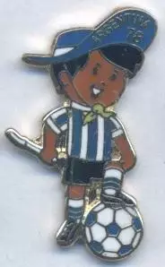 Чемп-т Світу ЧС-1978 талісман ЕМАЛЬ / World cup 1978 Argentina mascot pin badge