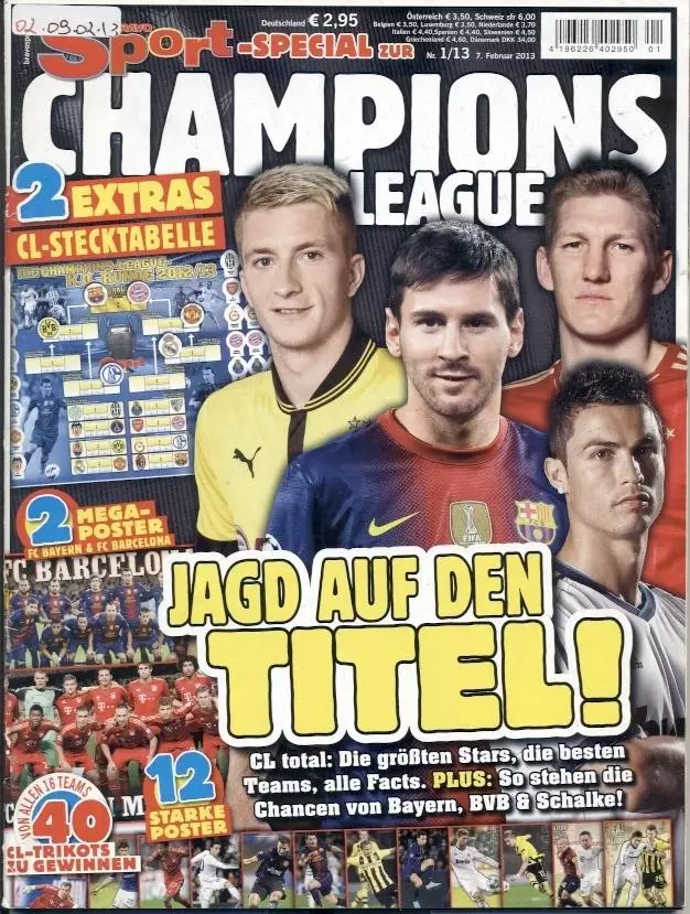 Футбол, Ліга Чемпионів 2012-13, спецвидання 'Bravo Sport' Champions league