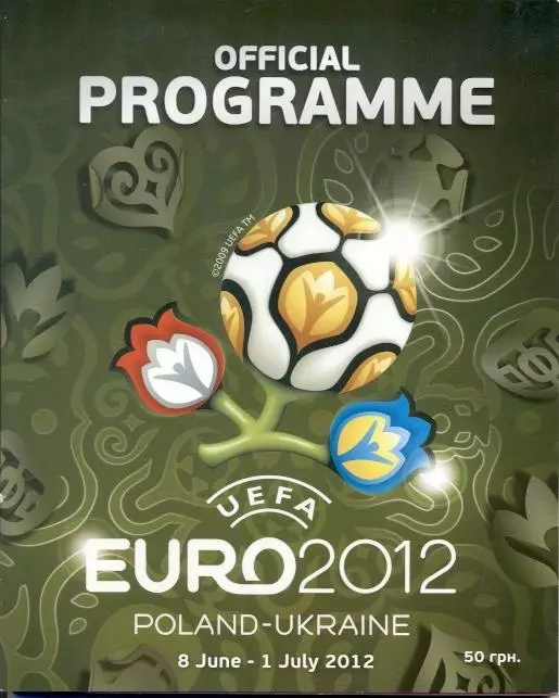 прог.зб.Чемп-т Європи 2012 офіц. англійська1 /Euro 2012 official program English
