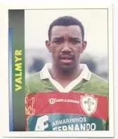 наклейка футбол Валмір (Бразилія) / Valmyr, Portuguesa, Brazil football sticker