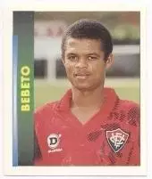 наклейка футбол Бебето (Бразилія) / Bebeto, Fluminense, Brazil football sticker